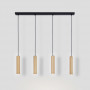 4-flammige minimalistische Pendelleuchte BILA 4, GU10 pendelleuchte gold