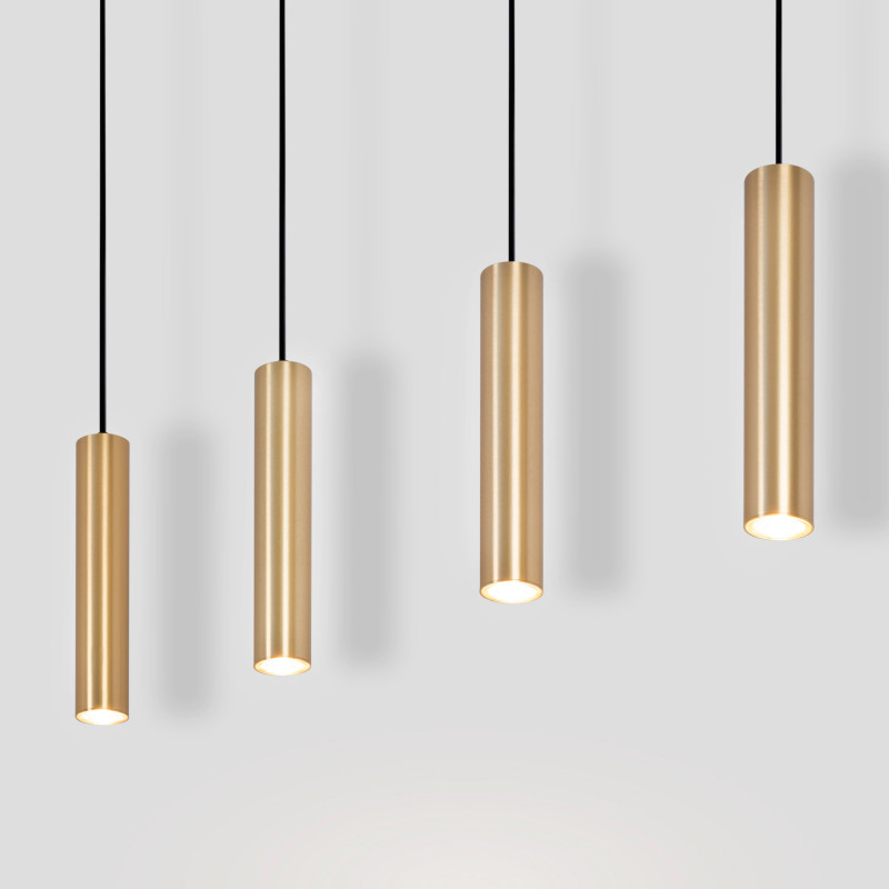 4-flammige minimalistische Pendelleuchte BILA 4, GU10 pendelleuchte esstisch