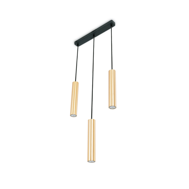 3-flammige minimalistische Pendelleuchte BILA 3, GU10 pendelleuchte höhenverstellbar