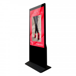 55" Full HD LCD Digital Signage Display Touch, Android touchscreen, digital content
