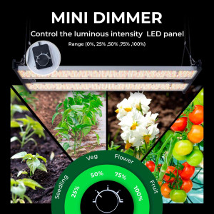 Pflanzenlampe 250W dimmbar GROW Light Full Spectrum LED dimmer