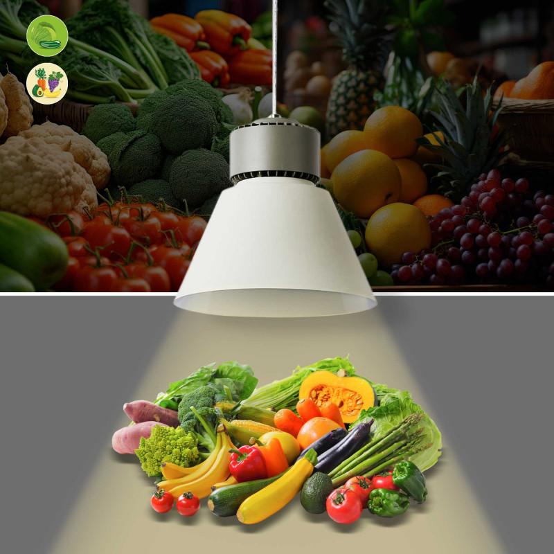 LED Leuchte für Obst Gemüse 36W CRI95 KeGu Treiber hervorhebung von frischen produkten
