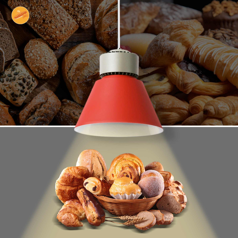 LED Leuchte für Brot und Gebäck 36W CRI95 KeGu Treiber akzentbeleuchtung
