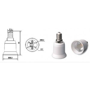 Adapter E14 auf E27