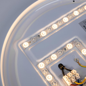 CCT LED Deckenleuchte in Holzoptik 24W Ø45cm deckenlampe