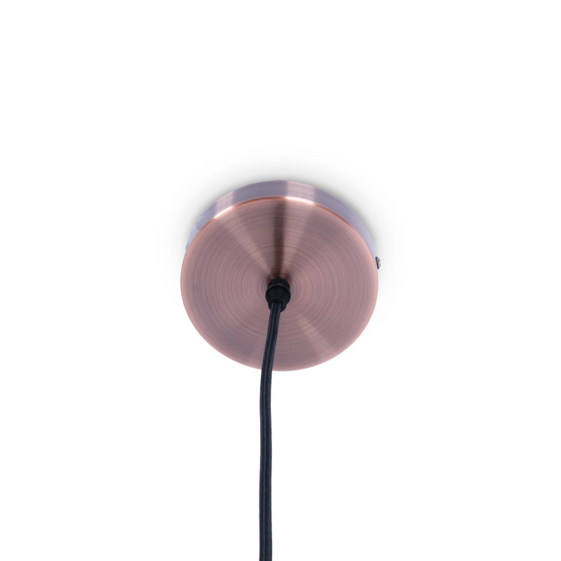 Retro Vintage E27 Pendelleuchte, in 4 Farben deckenbaldachin kupfer