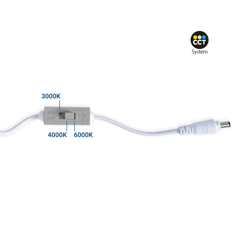 LED Einbaustrahler ultra slim 12W CCT Ø155mm Einbauöffnung cct system