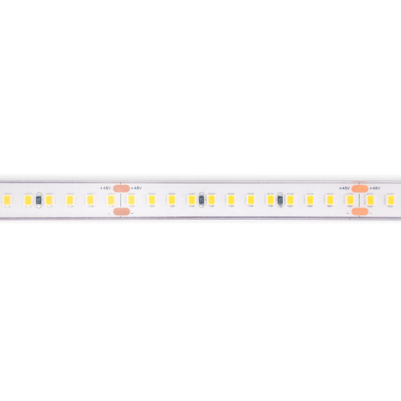 LED Streifen wasserdicht 48V einfarbig 12mm IP68 20 Meter 168ch/m led streifen kürzen