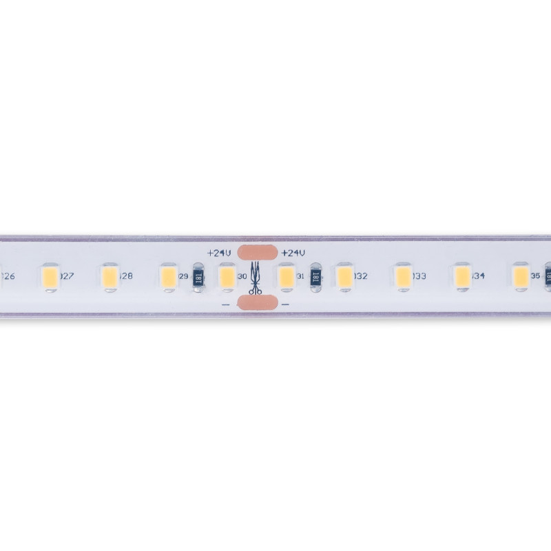 LED Streifen wasserdicht 24V Einfarbig 9,6W/m IP68 10 Meter led streifen selbstklebend