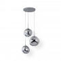 Pendelleuchte aus Glas dreiflammig KADNIS 3 x E27 pendelleuchte melt tom dixon