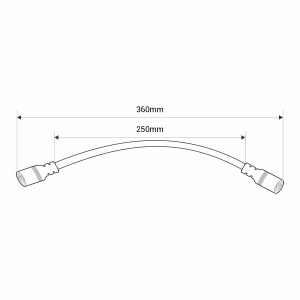 Verbindungskabel für Pflanzenlampe G400-250W länge