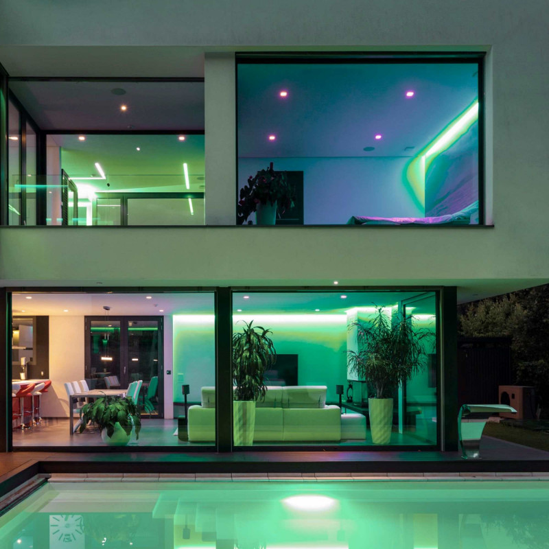 LED Leiste 48V DC - RGBWW - 12W/m - 10mm - IP20 - 10 Meter - 90LED/m | LED stripes LED Leiste 48V DC - RGBWW - 12W/m - 10mm - IP20 - 10 Meter - 90LED/m | LED stripes