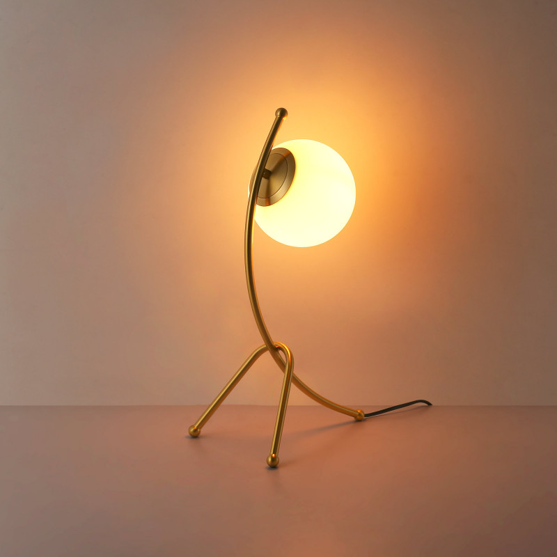 Tischlampe mit Glaskugel „Flix“ | LED Tischleuchten Tischlampe mit Glaskugel „Flix“ | LED Tischleuchten