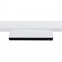 Verstellbarer linearer Strahler für Magnetschiene 48V- 12W - 2800K - OSRAM Chip - UGR18 - Weiß