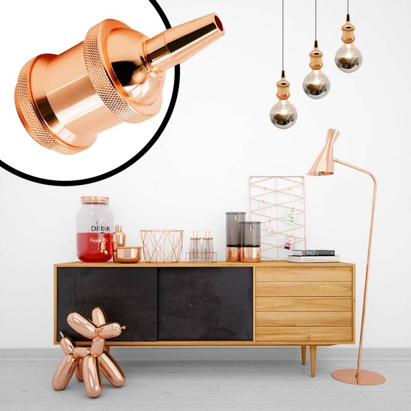 Vintage Serie E27 Gold Rose Gold Kappe Vintage Serie