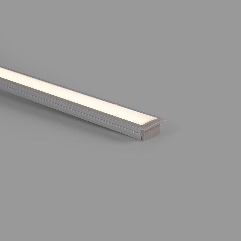 Aluminium-Einbauprofil für LED-Streifen ≤ 15mm - 18,5x12mm - 2 Meter Aluminium-Einbauprofil für LED-Streifen ≤ 15mm - 18,5x12mm - 2 Meter