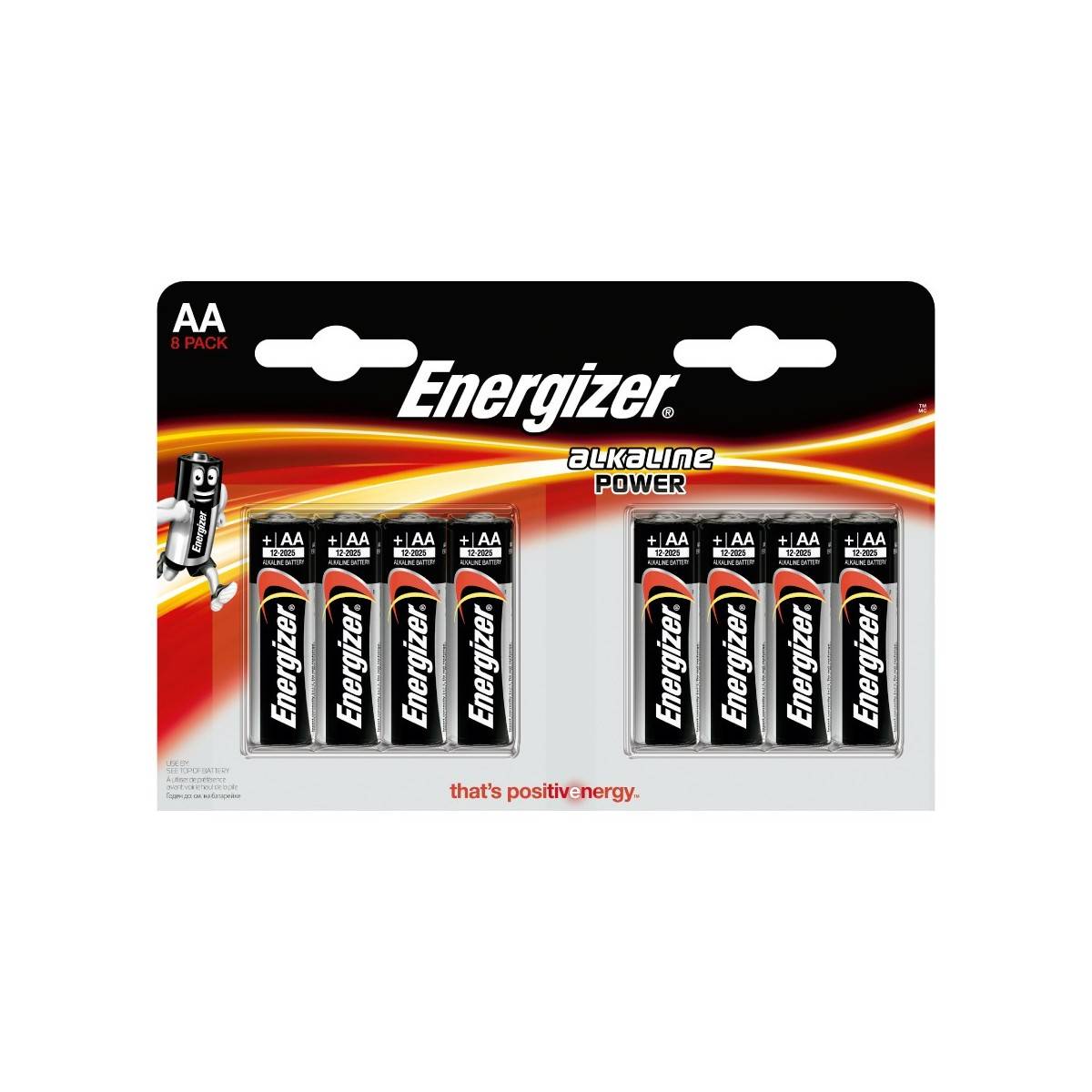 Energizer Alkaline Power LR6 (AA) Batterie Blister mit 8 Stück.