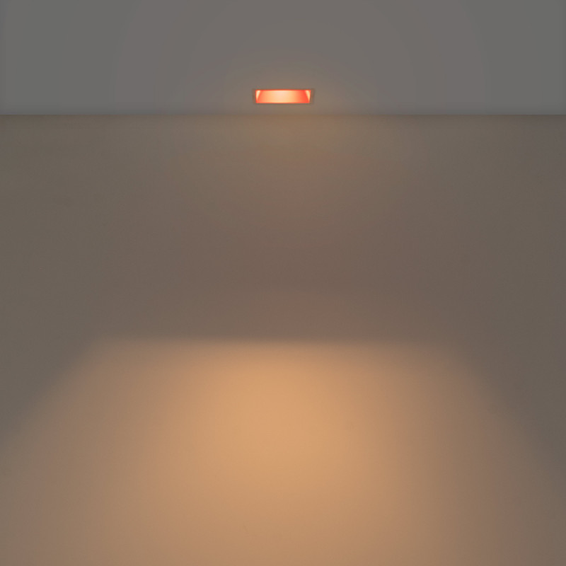 Quadratischer LED-Einbaurahmen – Niedriger UGR-Wert – Ausschnitt 85 x 85 mm