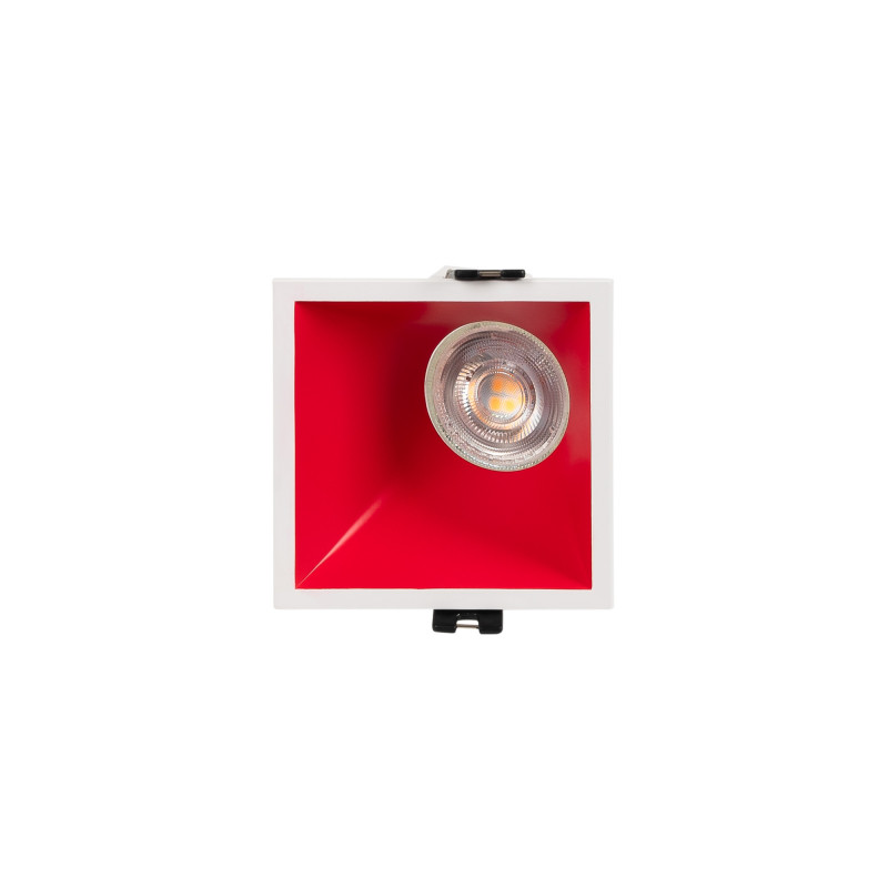 Asymmetrischer quadratischer LED-Einbaurahmen - Niedriger UGR-Wert – Ausschnitt 85x85mm Asymmetrischer quadratischer LED-Einbaurahmen - Niedriger UGR-Wert – Ausschnitt 85x85mm