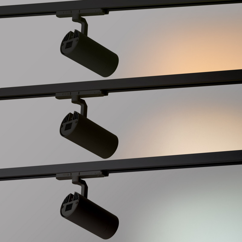 LED CCT 3-Phasen-Schienenstrahler – 35W – ZOOM 20º-60º – CRI 90 LED CCT 3-Phasen-Schienenstrahler – 35W – ZOOM 20º-60º – CRI 90