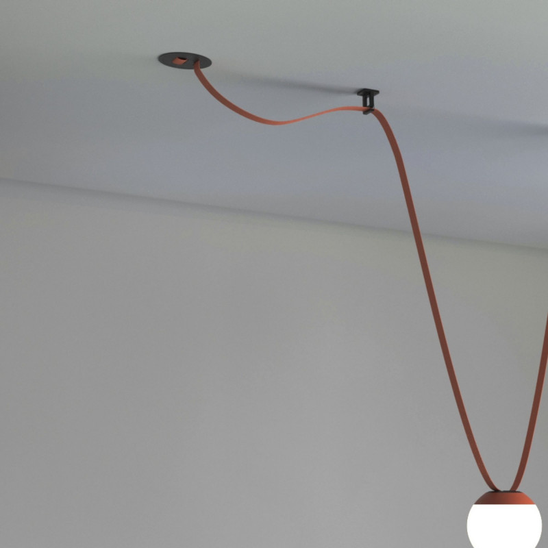 Zentrale Einbaurosette für Lampe AXIA