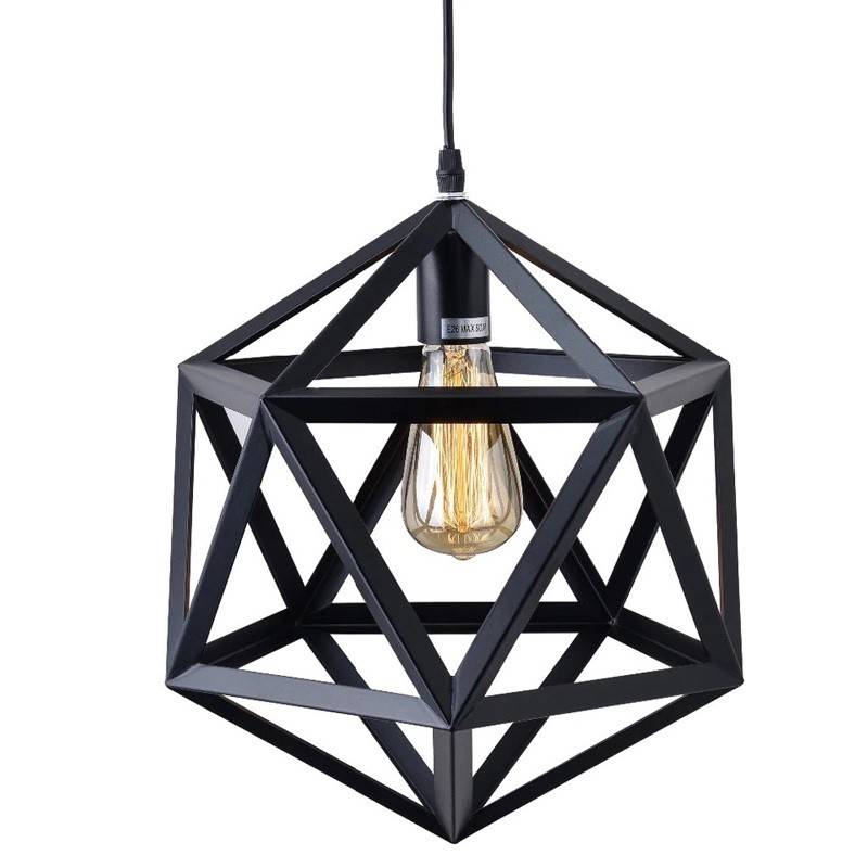 Skandinavische Ikosaeder-Pendelleuchte KODA - Ikosaeder Lampe E27 Skandinavische Ikosaeder-Pendelleuchte KODA - Ikosaeder Lampe E27