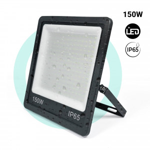 LED Außenstrahler - 150W - Schwarz - IP65 - 6000K