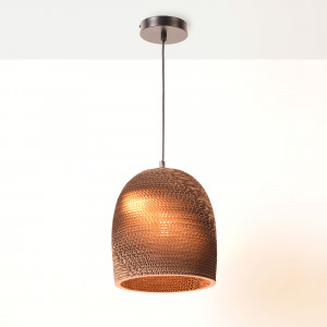 Cardboard pendant light "KAMI" - E27
