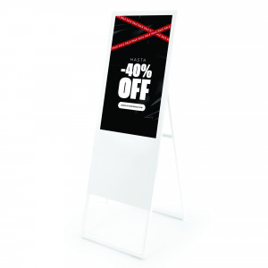 Foldable LCD advertising display 43" - Android 13 - Indoor