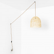 Wicker pendant lamp "NORMA"...