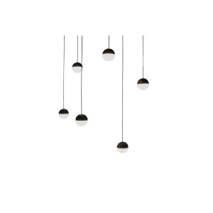 Pendant lamp LED design "ÓRBITA" 6x8W (36W)