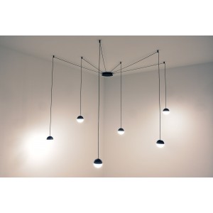 Pendant lamp LED design "ÓRBITA" 6x8W (36W)