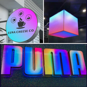 RGB outdoor signage