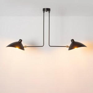 Design ceiling lamp "Muller 2" - 2 x E27