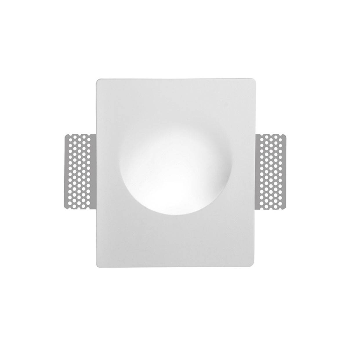 MELON 2" plaster recessed wall light GU10 trimless