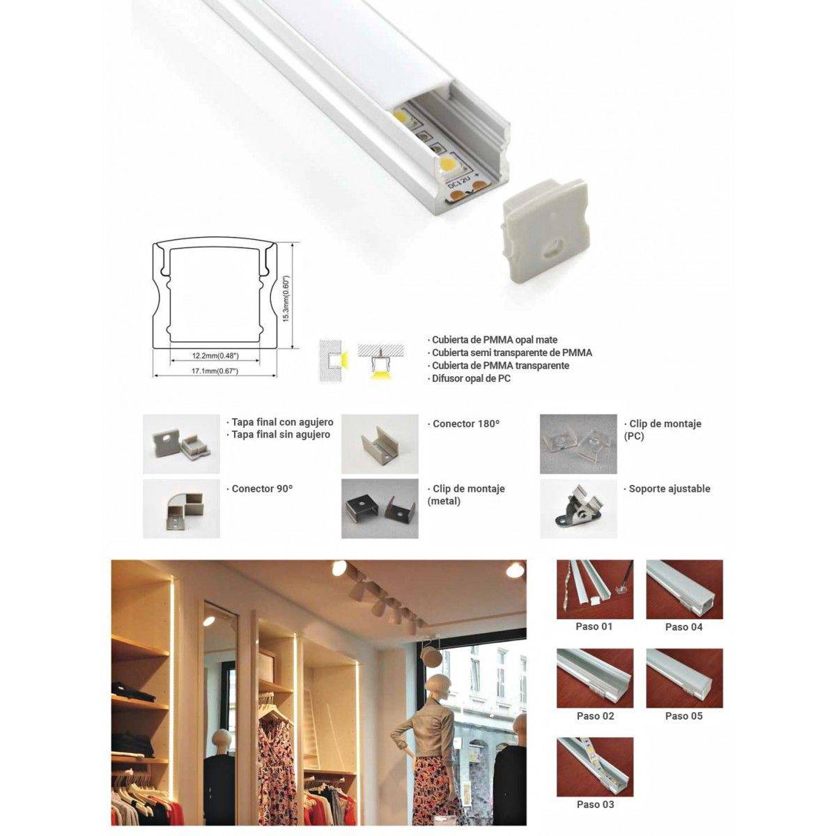 Aluminum profile for LED strip