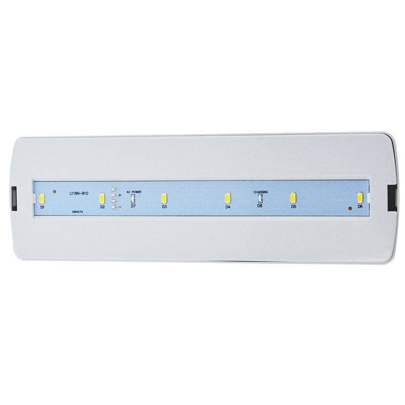 SELF TEST LED emergency light - 3W - 250lm - Autonomy 3h