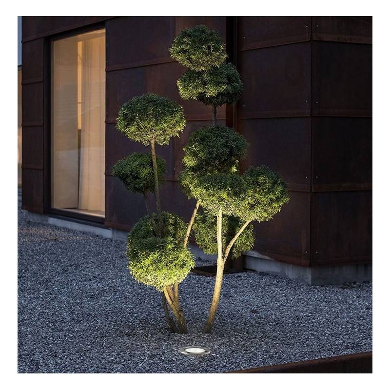 LED ground recessed spotlight