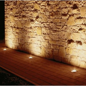 LED ground recessed spotlight