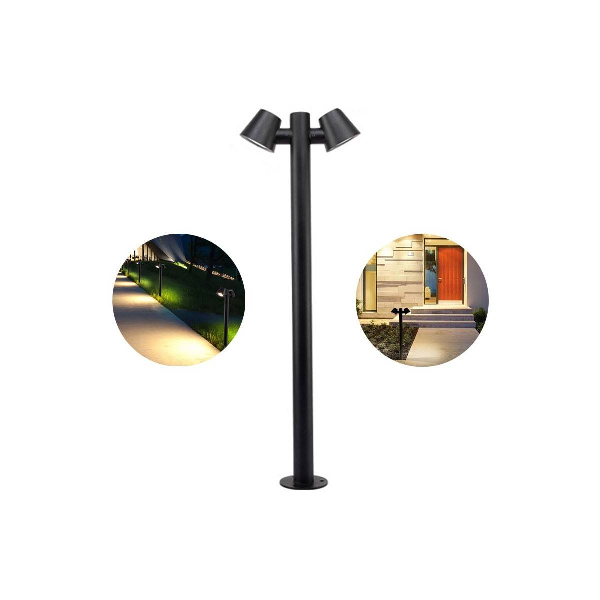 Double LED Bollard