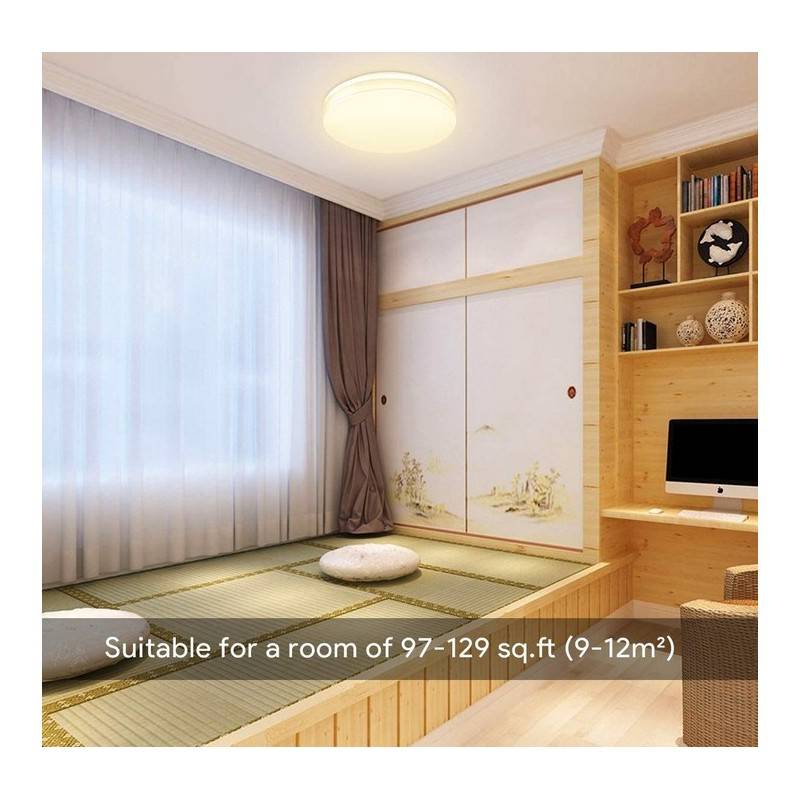 Circular surface mounted LED ceiling light