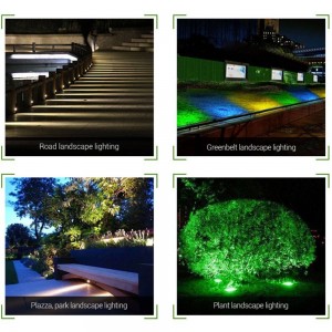 6W RGB+CCT LED garden spotlight with spike | Mi Light