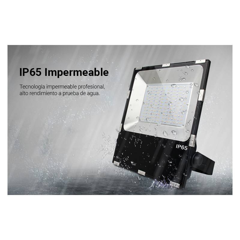 Outdoor LED floodlight 100W RGB+CCT : MI LIGHT Outdoor LED floodlight 100W RGB+CCT : MI LIGHT