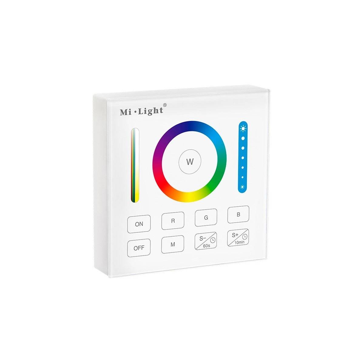 RGB+CCT Touch control panel - 1 zone - White - MiLight