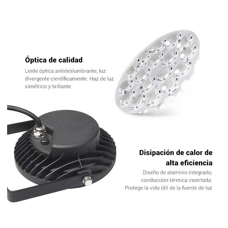 LED garden spotlight with spike 15W RGB+CCT RF/WiFi control | Mi Light | FUTC03