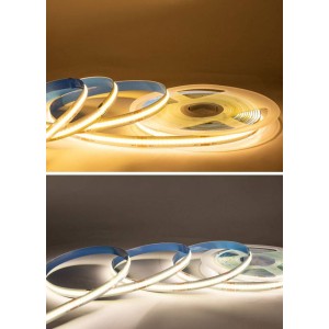 COB LED Strip 24V-DC 12W/m IP20 10mm - Roll of 10 METERS