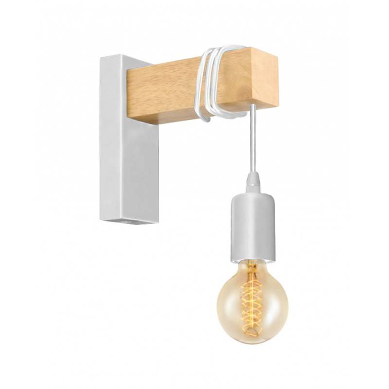Rustic wooden wall sconces "RUDER".