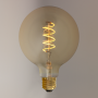 Bulb Retro Vintage globe spiral filament E27 G125 4W