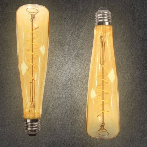 Vintage Filament Bulb E27 POLE GOLD
