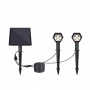 Double Outdoor Solar Spotlight 3W IP65